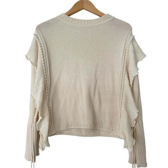 Rebecca Taylor Pointelle Quilt Pullover Size XS - Picture 7 of 9